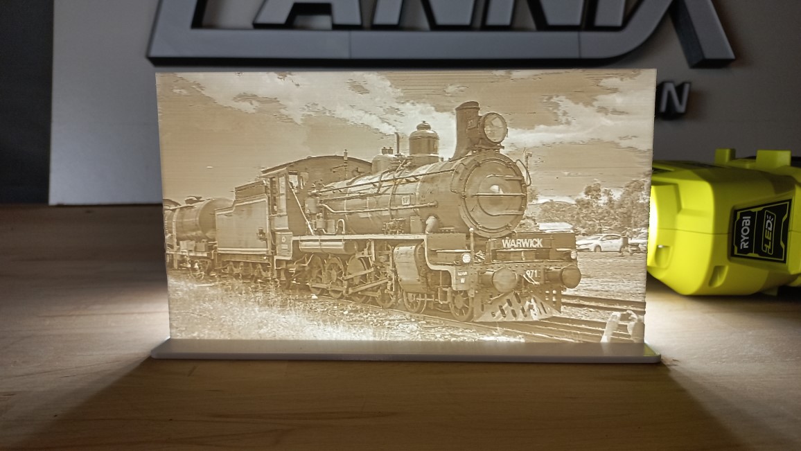 Photo impressions lithophane